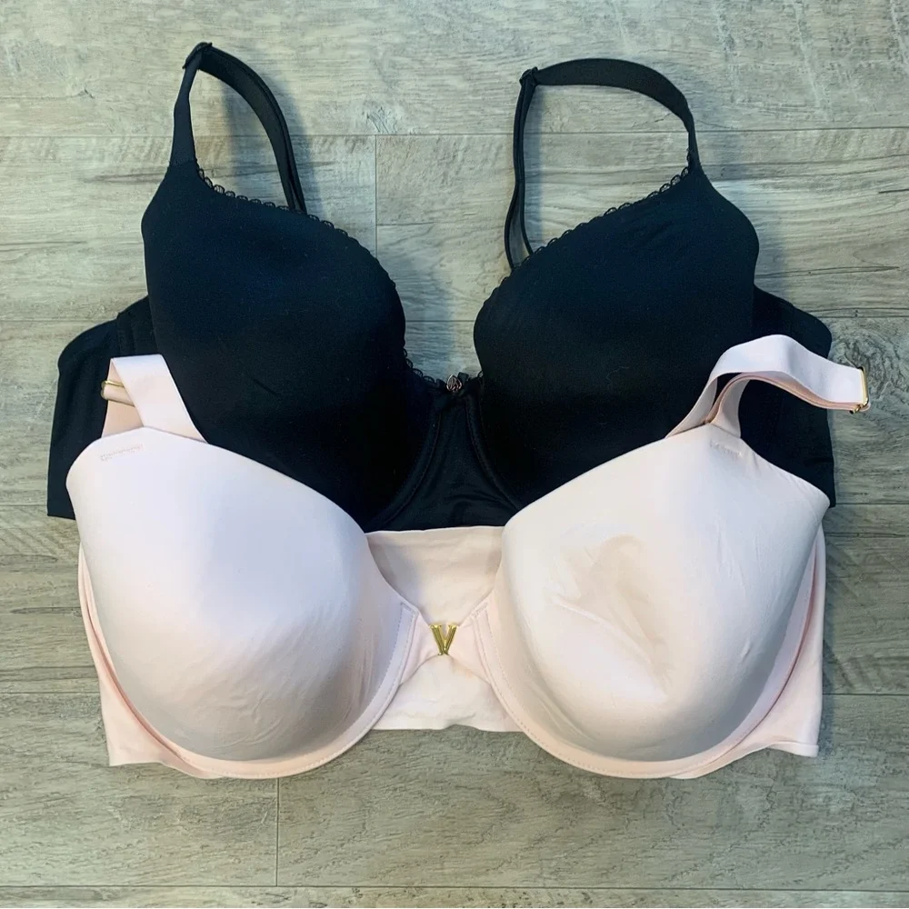 Victoria Secret 2 Bras Lined Demi Perfect Coverage - Picture 12 of 13